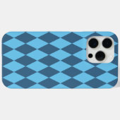 ブルーババリア菱形フラグパターン Case-Mate iPhoneケース (裏面 (横))