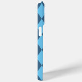 ブルーババリア菱形フラグパターン Case-Mate iPhoneケース (裏面 / 右)