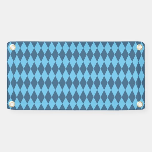 ブルーババリアRHOMBUS国旗のパターン 横断幕 (横)