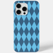 ブルーババリアRHOMBUS国旗のパターン Case-Mate iPhoneケース (裏面)