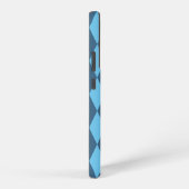 ブルーババリアRHOMBUS国旗のパターン SAMSUNG GALAXYケース (右側面)