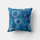 ブルーバブルクッションスロー クッション (裏面)