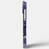 ブルーバブルハートがキュートな90年代スタイルの女の子っぽいデザイン Case-Mate iPhoneケース (裏面 / 左)