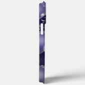 ブルーバブルハートがキュートな90年代スタイルの女の子っぽいデザイン Case-Mate iPhoneケース (裏面 / 右)