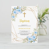 ブルーバプティスボーイ招待状 招待状 (スタンド正面)