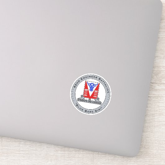 ブルーバベビニールステッカー シール (詳細)