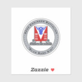 ブルーバベビニールステッカー シール (シート)