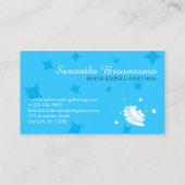 ブルーバモダンブルハウスキーパー洗浄洗浄 名刺 (裏面)