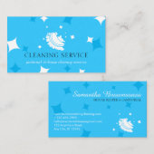 ブルーバモダンブルハウスキーパー洗浄洗浄 名刺 (正面/裏面)