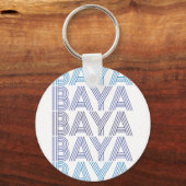 ブルーバヤキーチェーン キーホルダー (正面)