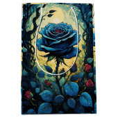 ブルーバラつる植物1 ミディアムペーパーバッグ (正面)