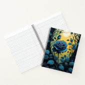 ブルーバラつる植物2 ノートブック (内部)