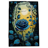 ブルーバラつる植物2 ミディアムペーパーバッグ (正面)