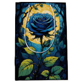 ブルーバラつる植物3 ミディアムペーパーバッグ (正面)