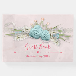 ブルーバラとクラウンフローラブーケ母の日 ゲストブック