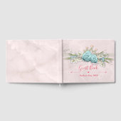 ブルーバラとクラウンフローラブーケ母の日 ゲストブック (全面)