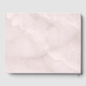 ブルーバラとクラウンフローラブーケ母の日 ゲストブック (裏面)