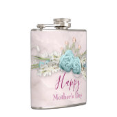 ブルーバラとクラウンフローラブーケ母の日 フラスク (右)