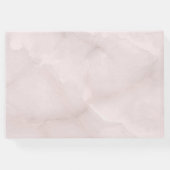 ブルーバラとクラウンフローラブーケ結婚ス ゲストブック (裏面)