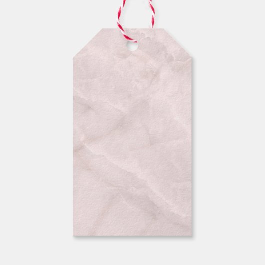 ブルーバラとクラウンフローラ結婚ブーケ感謝していス ギフトタグ (裏面)