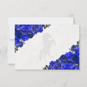 ブルーバラウェスタンキンセアニェラRSVPエンクロージャカード 出欠カード (裏面)