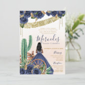 ブルーバラウェスタン素朴シャルロキンセアニェラ 招待状 (スタンド正面)