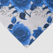 ブルーバラオンホワイトデコパージュ 薄葉紙 (詳細)