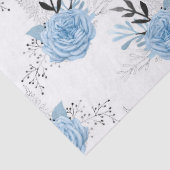 ブルーバラオンホワイトデコパージュ 薄葉紙 (詳細)