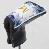 ブルーバラカスタムパーソナライズされたゴルフカバー ゴルフヘッドカバー (3/4 正面)