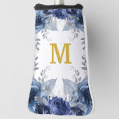 ブルーバラカスタムパーソナライズされたゴルフカバー ゴルフヘッドカバー (回転90)