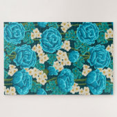 ブルーバラガーデンジグソーパズル ジグソーパズル (横)