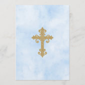 ブルーバラガーデンバプテカスタムィスイベント5x7 メニュー (裏面)