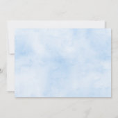 ブルーバラガーデンバプテスマ写真 サンキューカード (裏面)