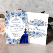 ブルーバラキンセアニェラ招待状キンセアニェラカード 招待状