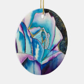 ブルーバラゴシックオリジナルアート セラミックオーナメント (右)