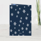 ブルーバラスノーフレーク結婚クリスマス プログラム (裏面)