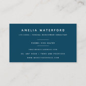 ブルーバラスパークルUS名刺 名刺 (裏面)