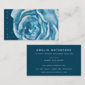 ブルーバラスパークルUS名刺 名刺 (正面/裏面)