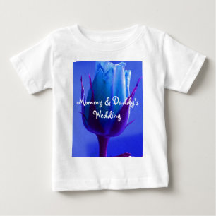 ブルーバラデライト ベビーTシャツ