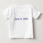 ブルーバラデライト ベビーTシャツ (裏面)