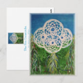 ブルーバラドリームキャッチャー ポストカード (正面/裏面)