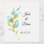 ブルーバラバ結婚ドズワイン ワインラベル