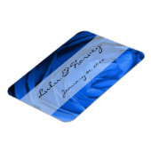 ブルーバラパー結婚ソナルズ マグネット (左側)