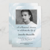 ブルーバラフォトフローラメモリアル 案内状 (正面/裏面)