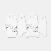 ブルーバラフローラグリーンユーカリ90誕生日 フェイバーボックス (折り畳みなし)