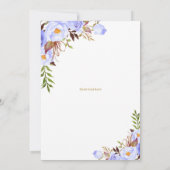 ブルーバラフローラサプライズ100thバースデーパーティー 招待状 (裏面)