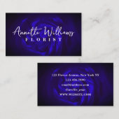 ブルーバラフローラスタイル 名刺 (正面/裏面)