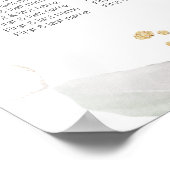 ブルーバラボーイバプティスシーティングチャート ポスター (角)