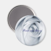 ブルーバラマグネット花嫁と花婿 マグネット (正面/裏面)