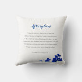 ブルーバラメモリアル枕形記念 クッション (裏面)